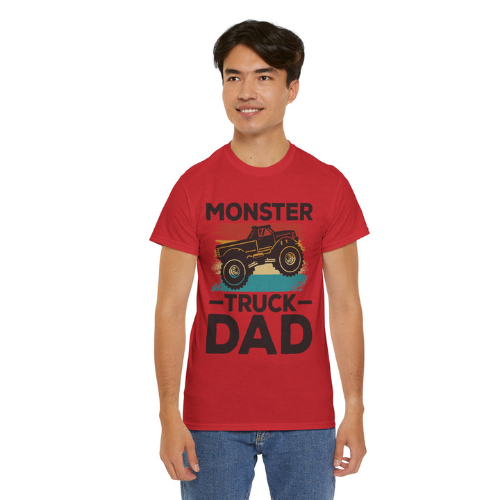 Dad's T-Shirt - Monster Truck Dad Design