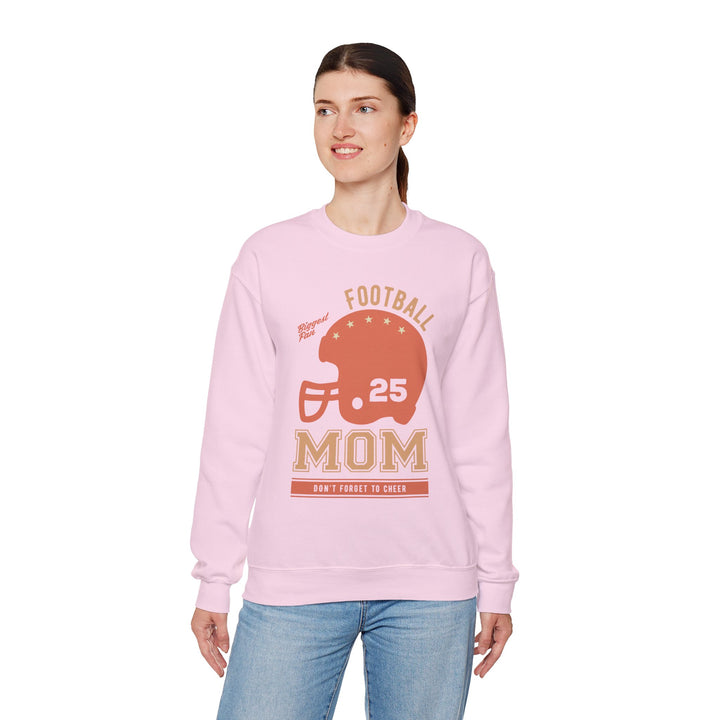 Mom's Sweatshirt - Biggest Football Fan Cheerful Design for Game Days