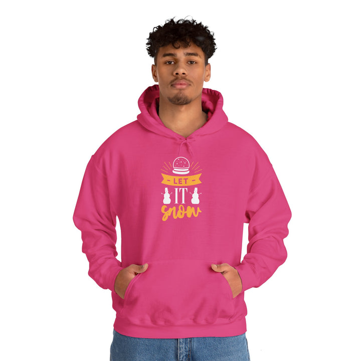 Unisex Heavy Blend™ Hooded Sweatshirt - 'Let It Snow' Cozy Sweatshirt