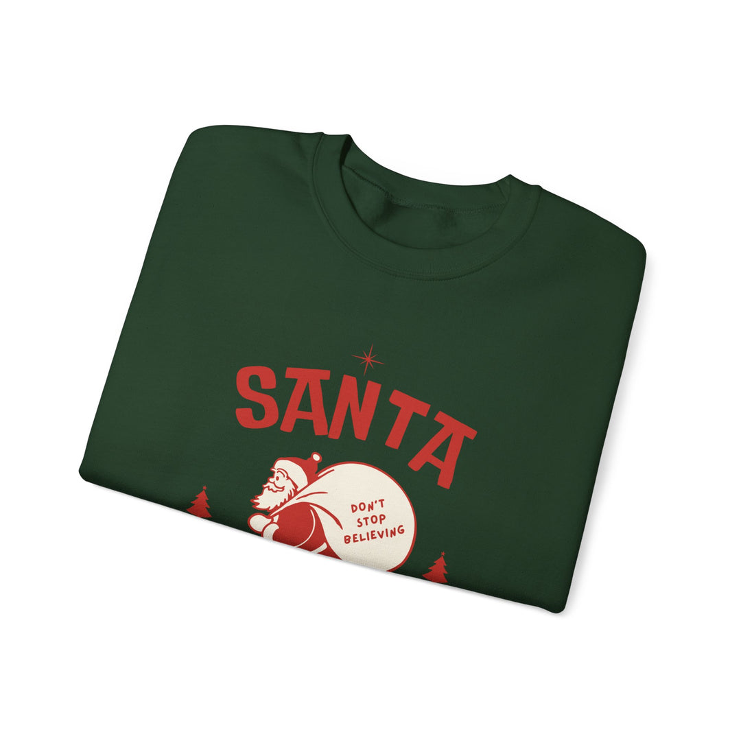 Santa Squad Sweatshirt — Retro Santa Holiday Crewneck