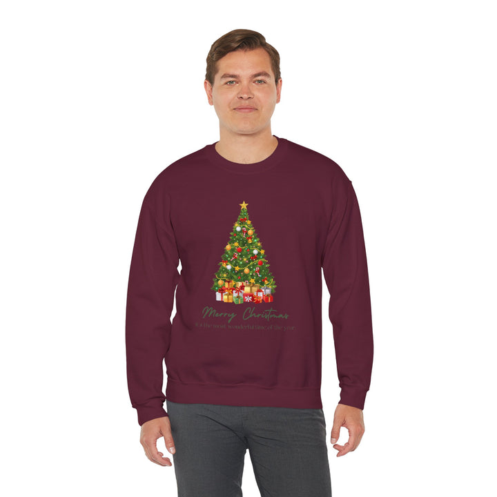 Christmas Tree Sweatshirt — Merry Christmas Holiday Crewneck