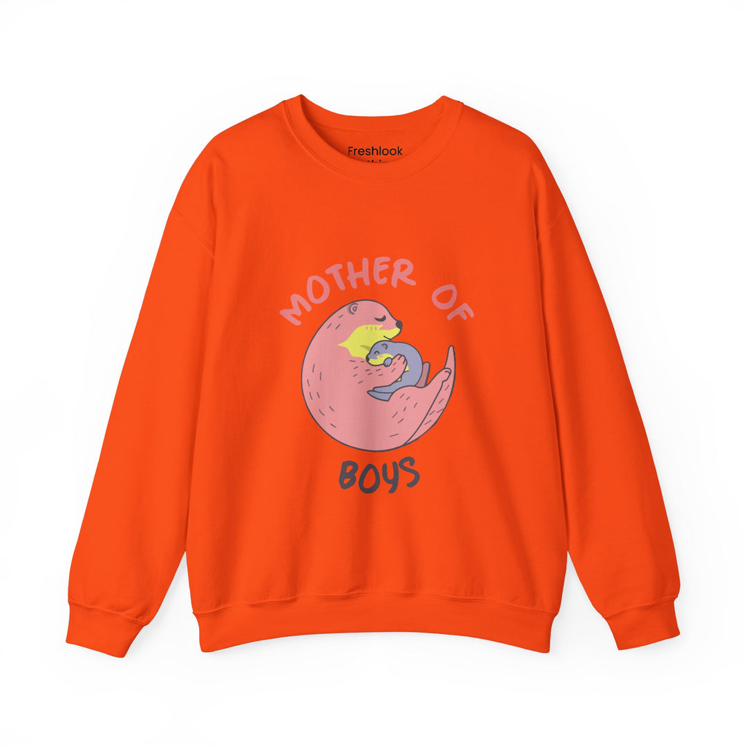 Mom's Sweatshirt - Mother of Boys Design