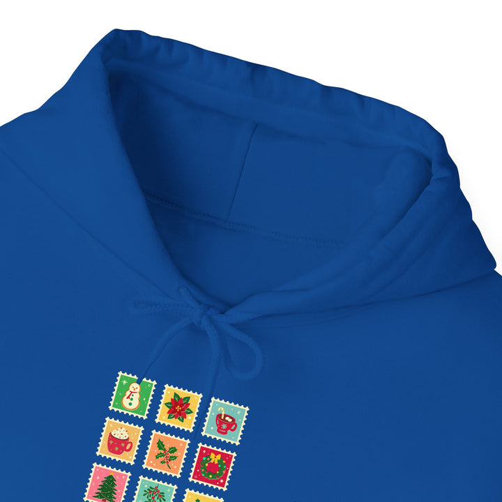Christmas Cheer Hoodie — Festive Gift Icon Grid with "Christmas Every Day" Text