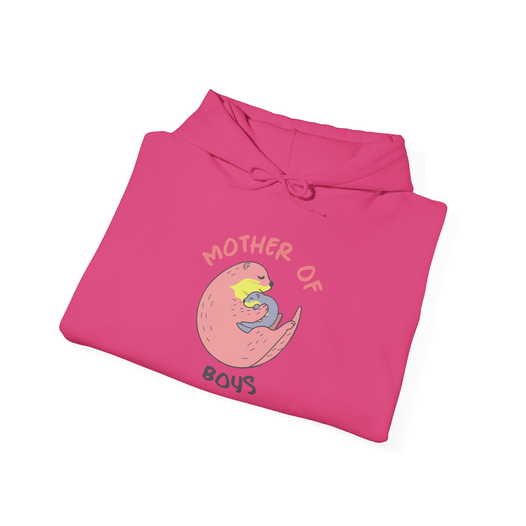 Mom's Unisex Hooded Sweatshirt – Mother of Boys Design