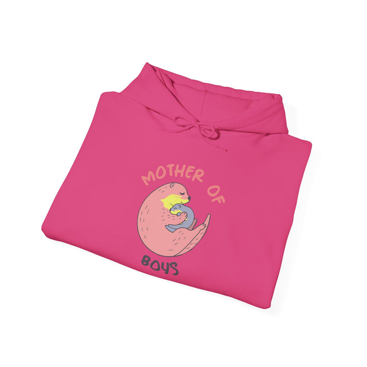 Mom's Unisex Hooded Sweatshirt – Mother of Boys Design