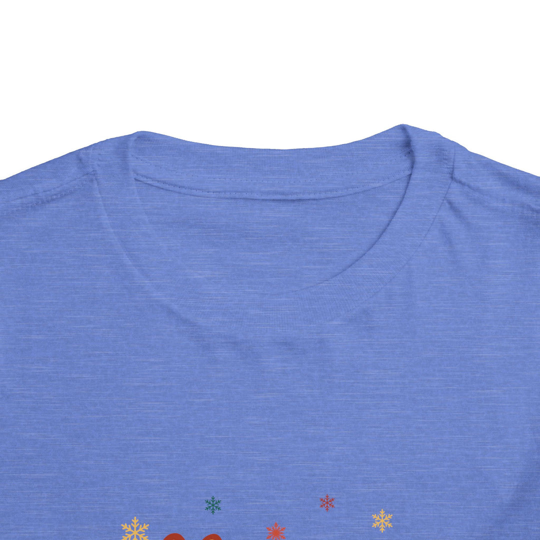 Toddler Christmas Tee — "Merry Christmas and Happy New Year" Holiday Shirt