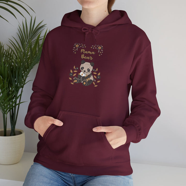 Mom's Unisex Hooded Sweatshirt - Mama Bear Design