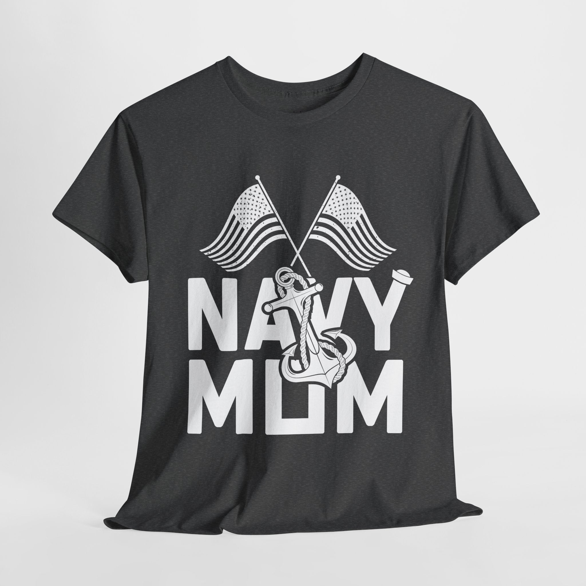 Mom T-Shirt – Navy Mom Design