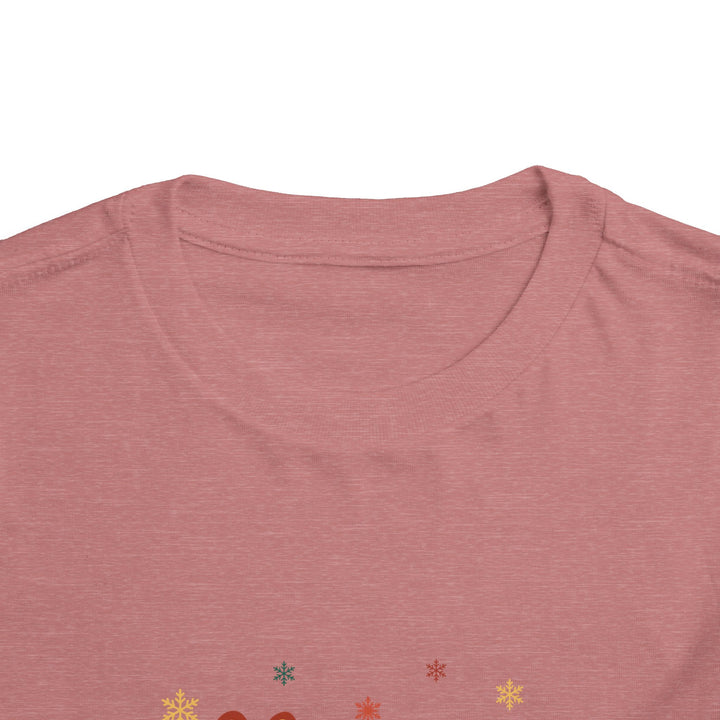 Toddler Christmas Tee — "Merry Christmas and Happy New Year" Holiday Shirt