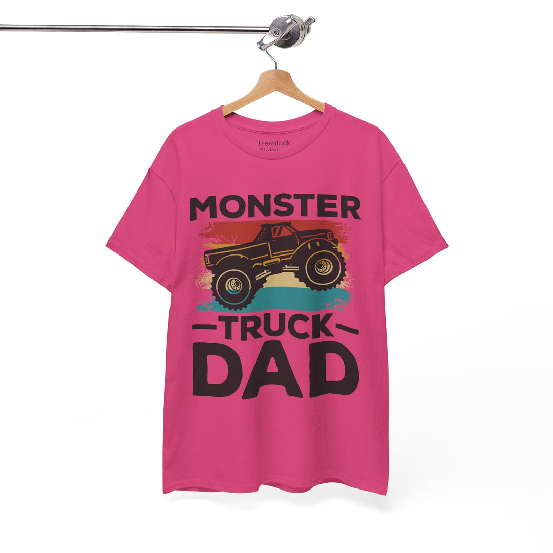 Dad's T-Shirt - Monster Truck Dad Design