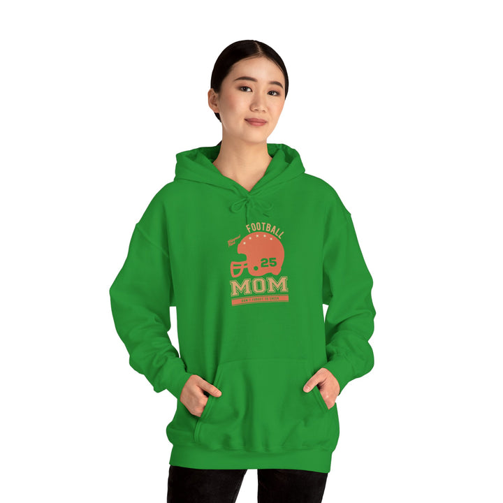 Mom's Hooded Sweatshirt – Football Mom - Perfect Gift for Sports Moms Design