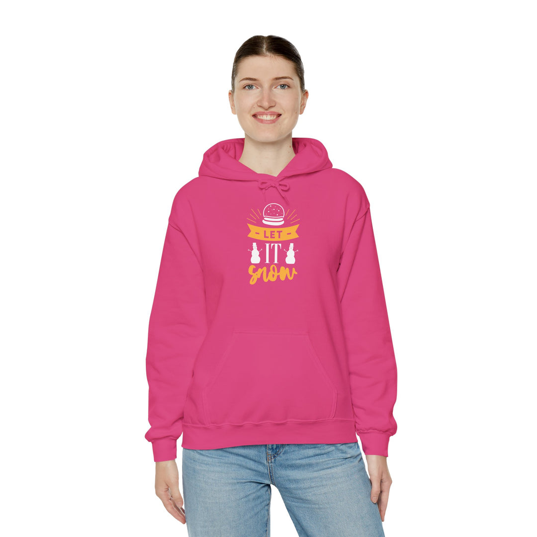 Unisex Heavy Blend™ Hooded Sweatshirt - 'Let It Snow' Cozy Sweatshirt