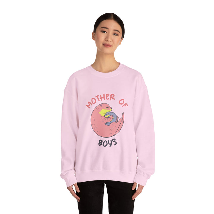 Mom's Sweatshirt - Mother of Boys Design