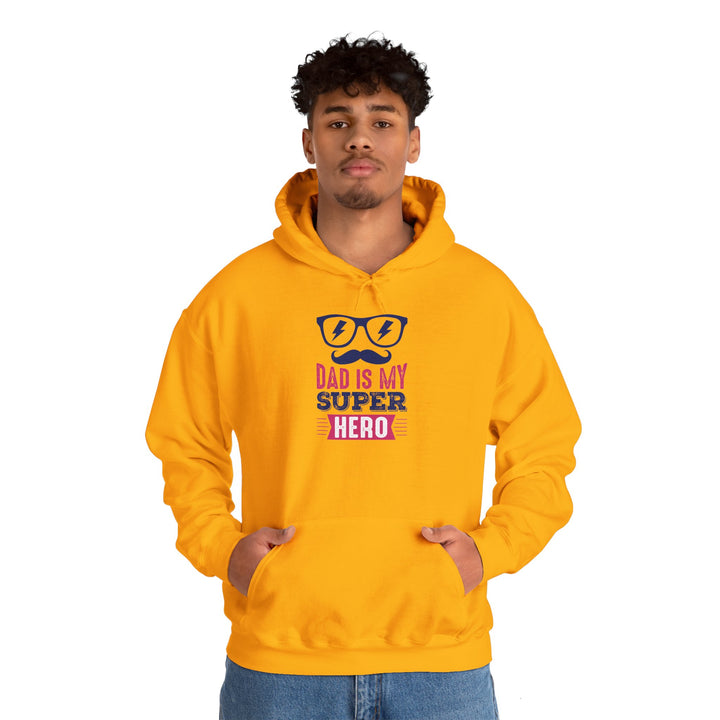 Dad’s Hooded Sweatshirt – Dad is My Superhero Design