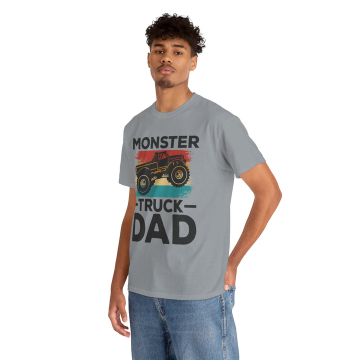 Dad's T-Shirt - Monster Truck Dad Design