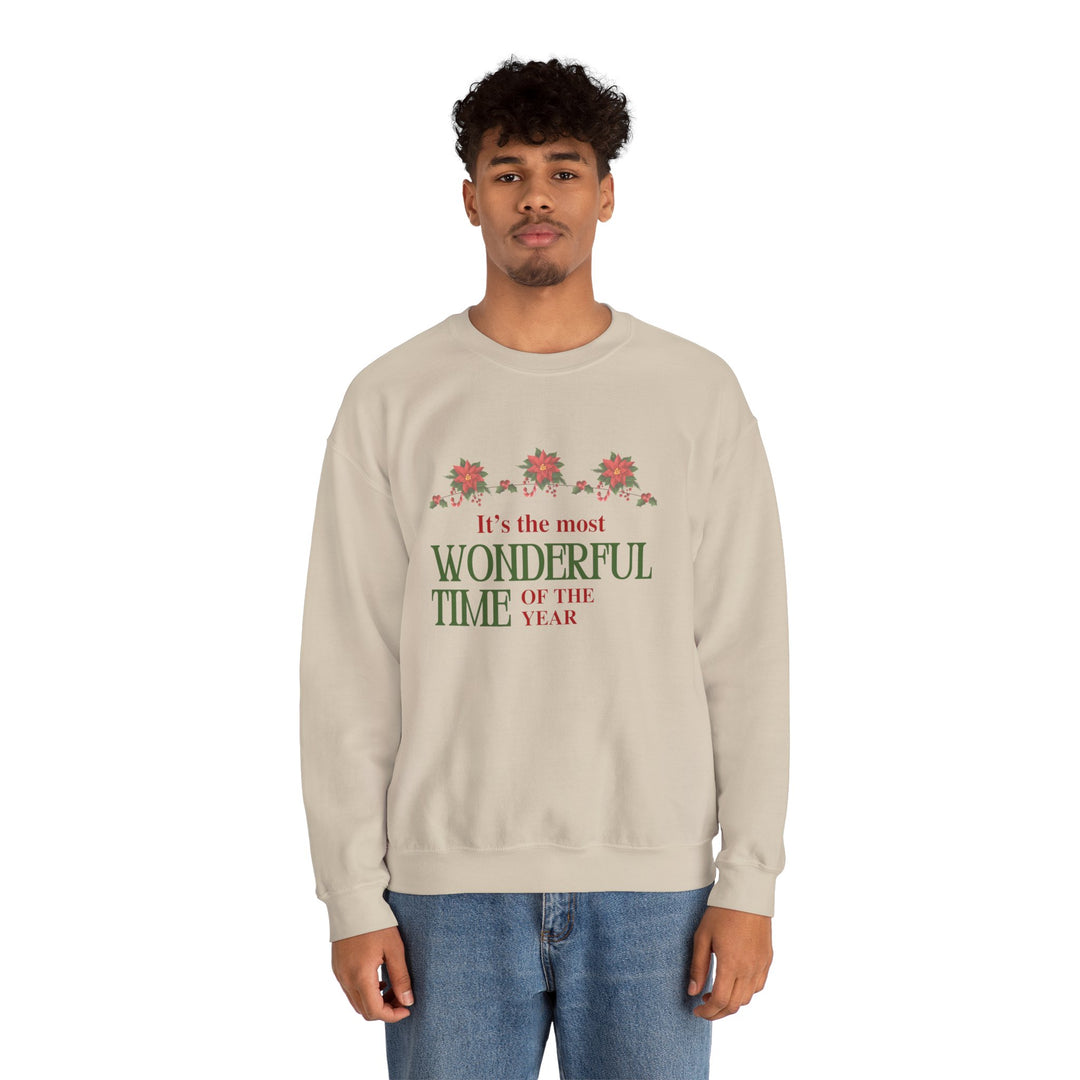 Sweatshirt — "It's the Most Wonderful Time of the Year" Holiday Crewneck