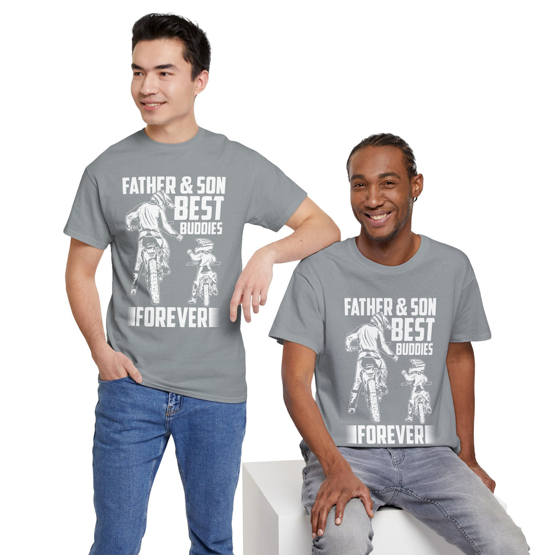 Dad's T-Shirt - Father & Son Best Buddies Forever Design