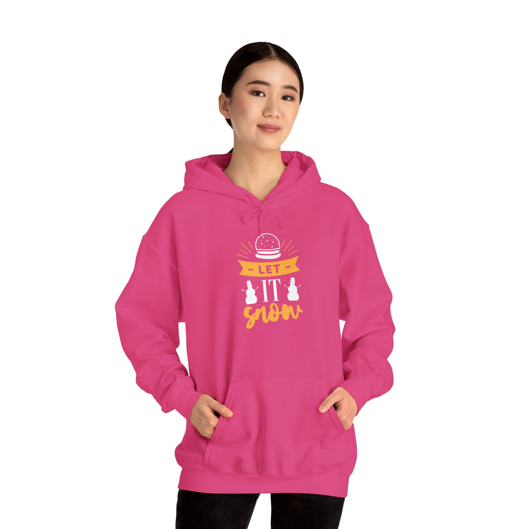 Unisex Heavy Blend™ Hooded Sweatshirt - 'Let It Snow' Cozy Sweatshirt