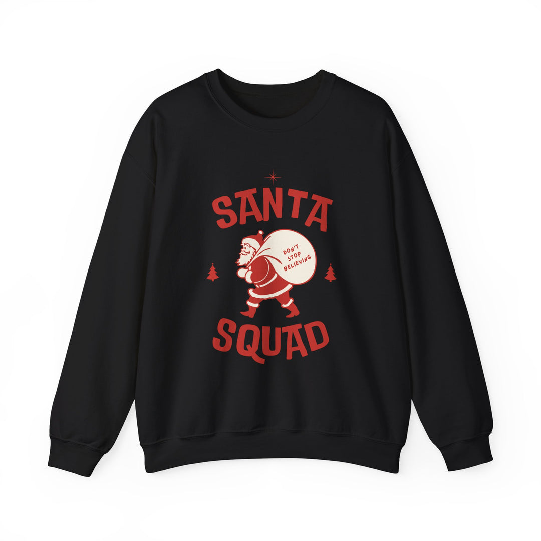Santa Squad Sweatshirt — Retro Santa Holiday Crewneck
