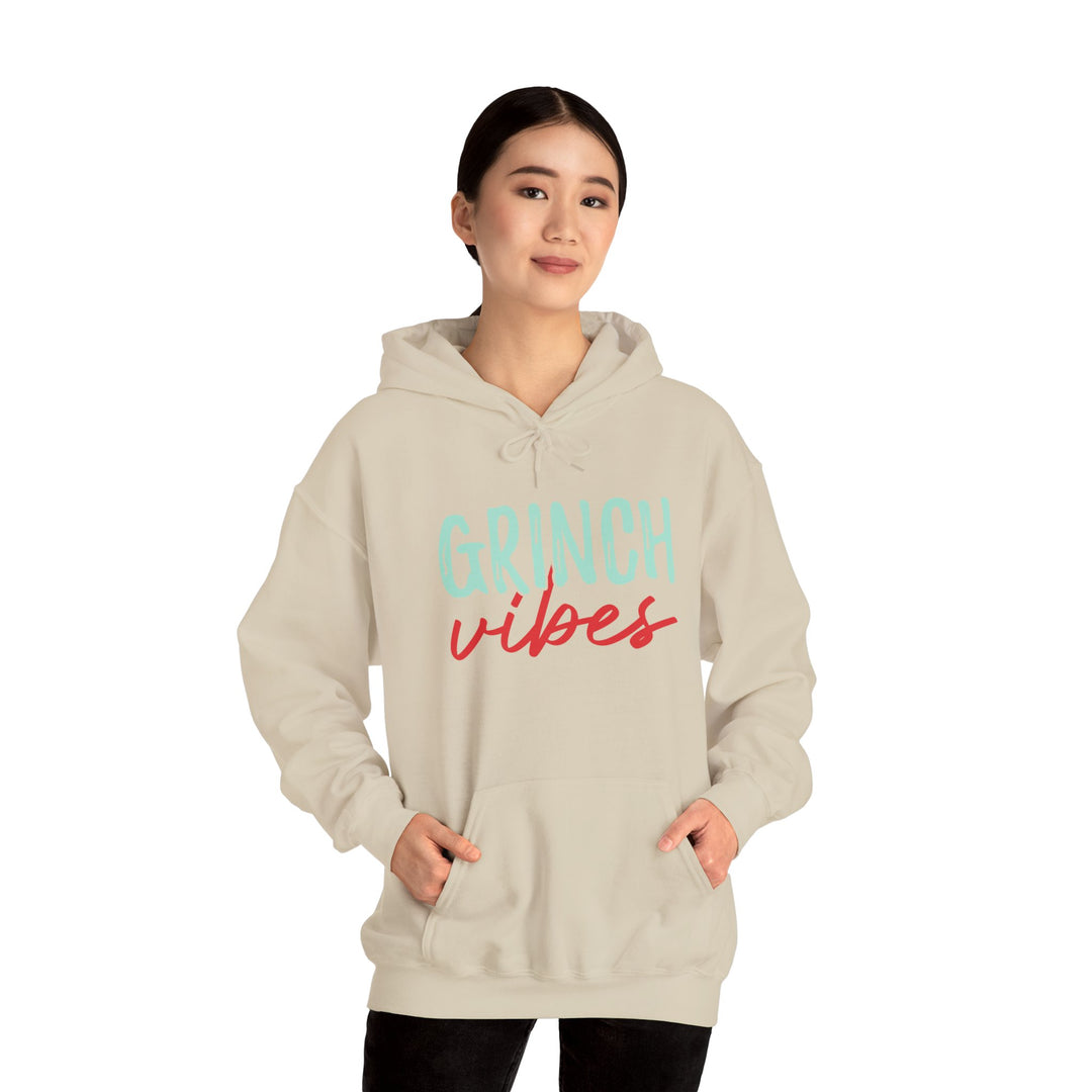 Grinch Vibes Unisex Hoodie - Cozy Holiday Sweatshirt for Christmas Spirit