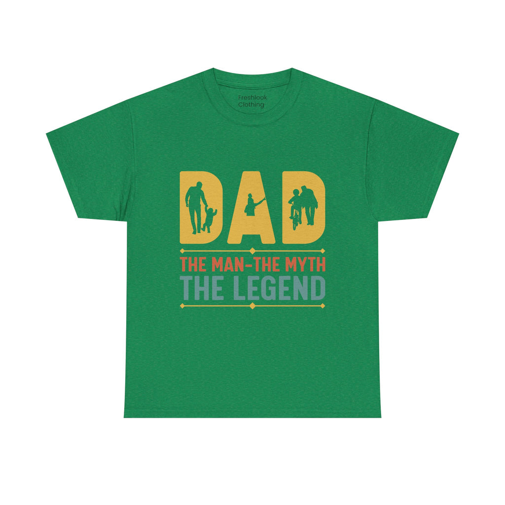 Dad's T-Shirt - Dad The Man The Myth The Legend Design