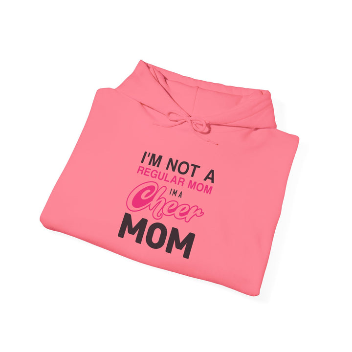 Mom's Unisex Hooded Sweatshirt - I'm Not a Regular Mom Design - Cheer Mom Hoodie