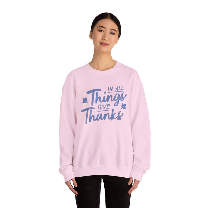 In All Things Give Thanks Design