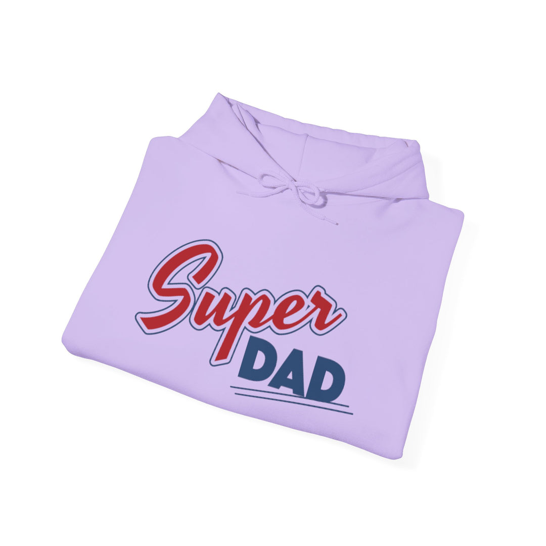 Dad’s Hooded Sweatshirt – Super Dad Unisex Hooded Design