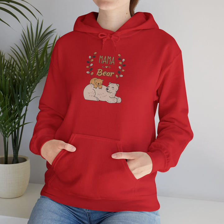 Mom's Unisex Hooded Sweatshirt  - Mama Bear Design