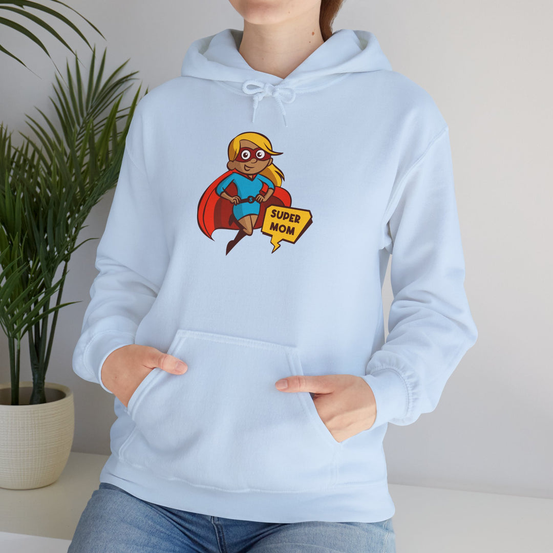 Mom's Unisex Hooded Sweatshirt - Super Mom Design