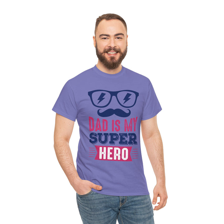 Dad's T-Shirt - Dad Is My Superhero Design