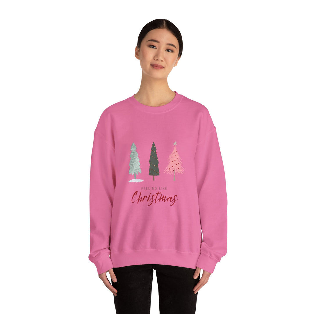 Feeling Like Christmas Crewneck Sweatshirt - Unisex Holiday Sweatshirt