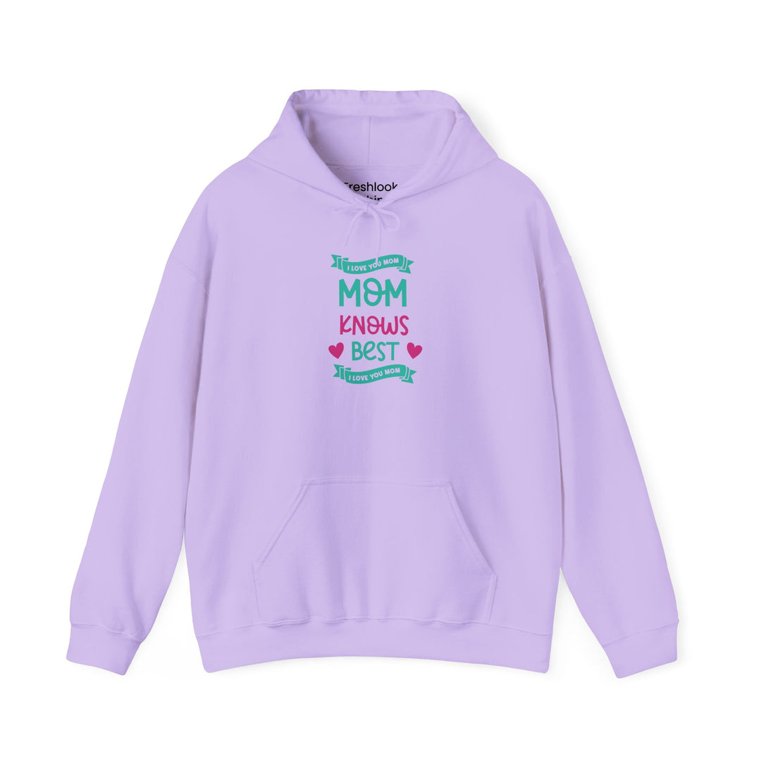 Mom's Hooded Sweatshirt – MOM Knows Best Design