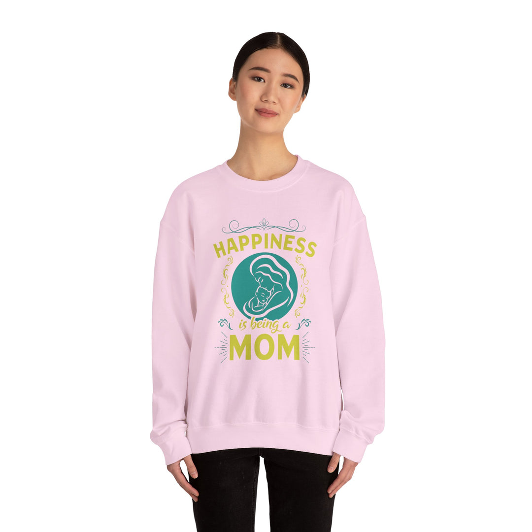 Mom's Sweatshirt  - Happiness is Being a Mom Design