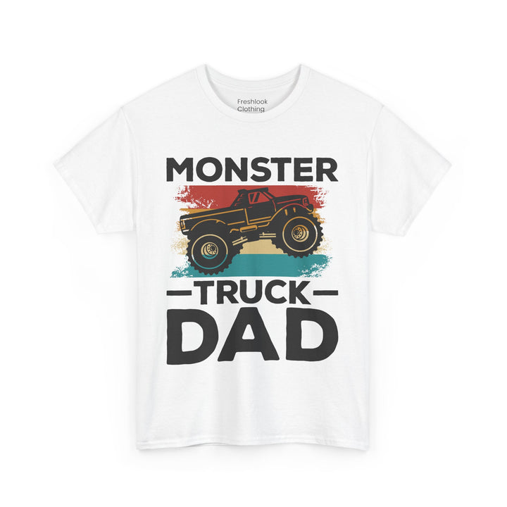 Dad's T-Shirt - Monster Truck Dad Design