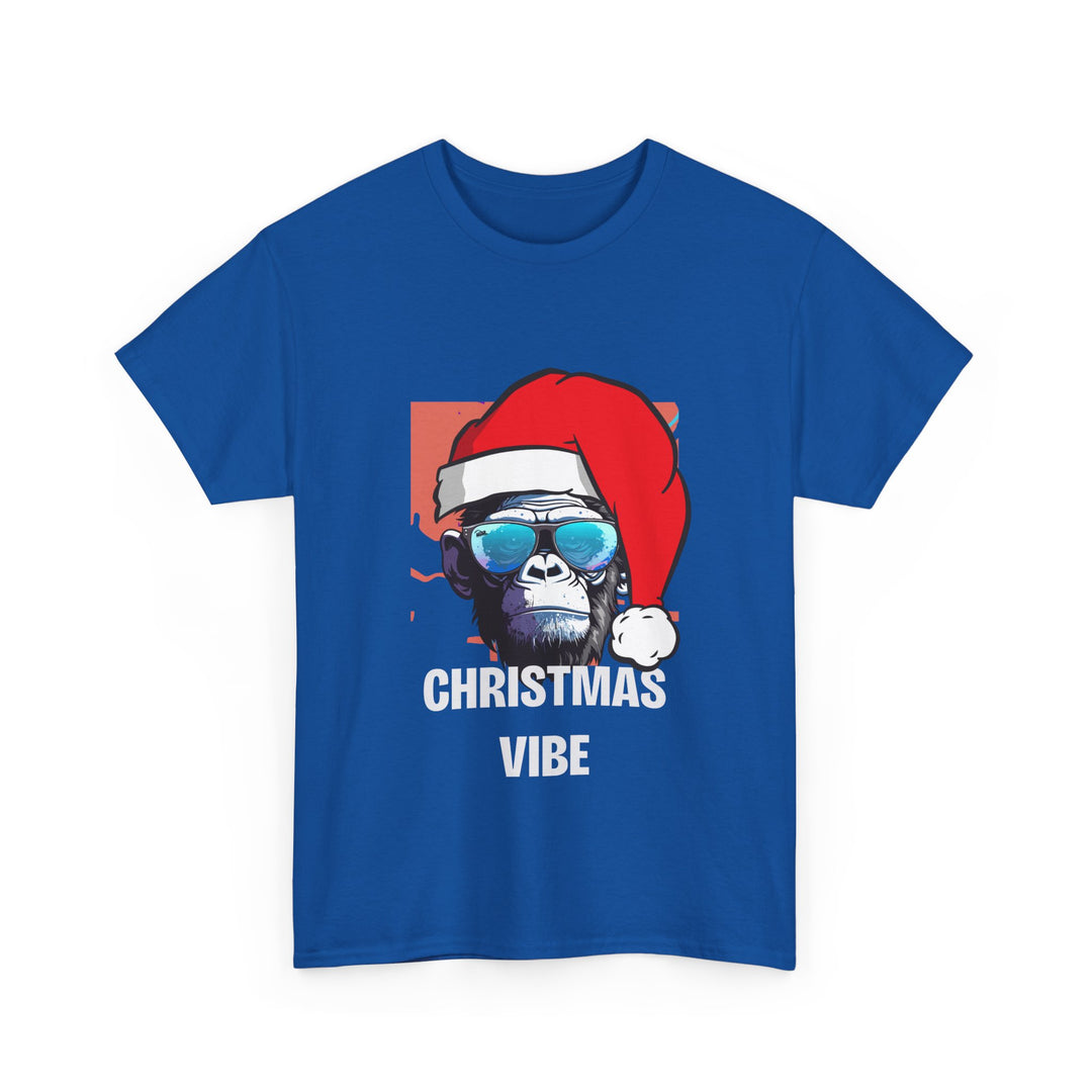 Christmas Vibe Gorilla Unisex Tee, Fun Christmas t-shirt