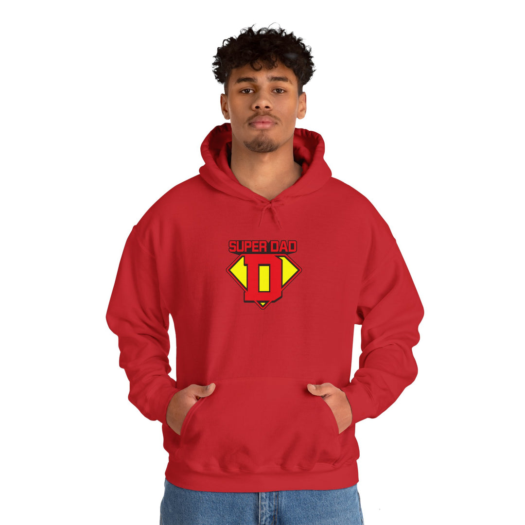 Dad’s Hooded Sweatshirt – Super Dad Design