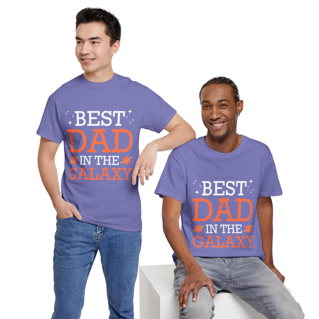 Dad's T-Shirt - Best Dad in the Galaxy Design