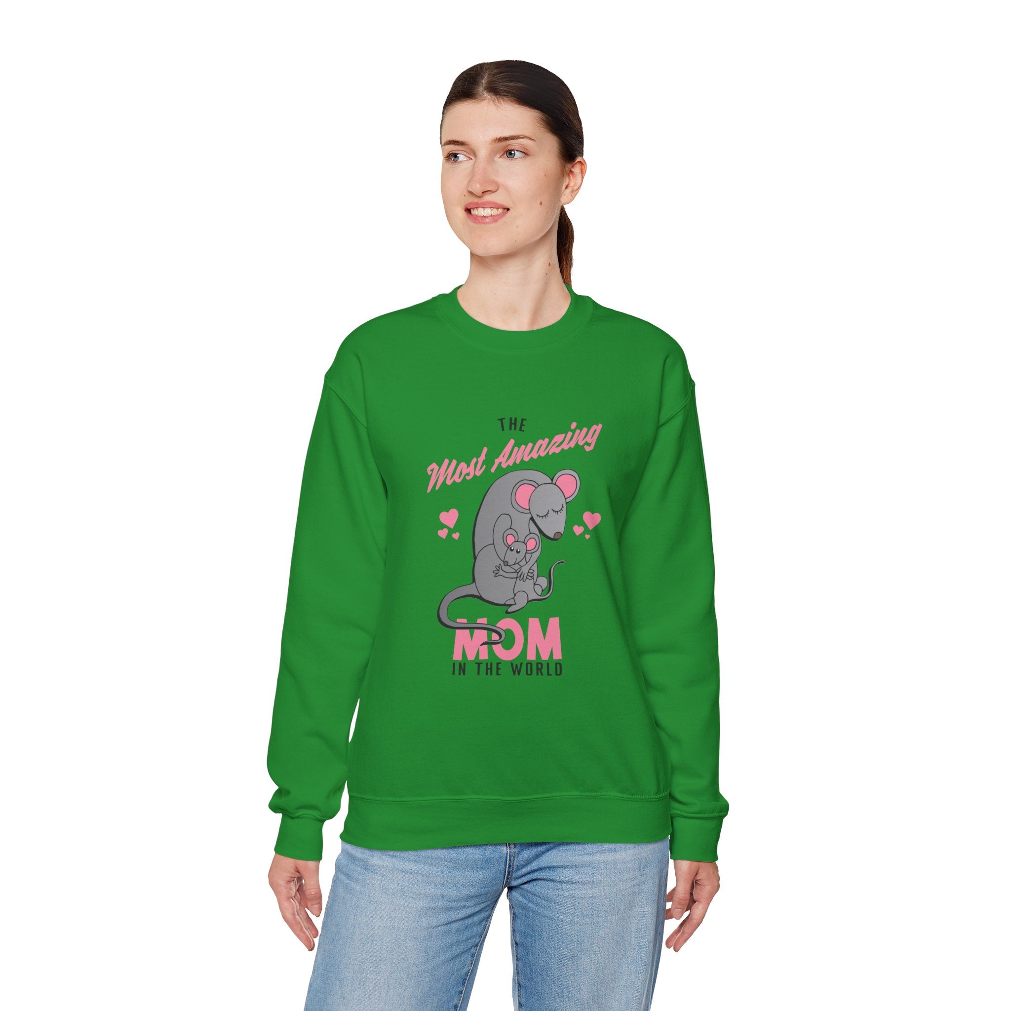 Mom Sweatshirt - The Most Amazing Mom Design