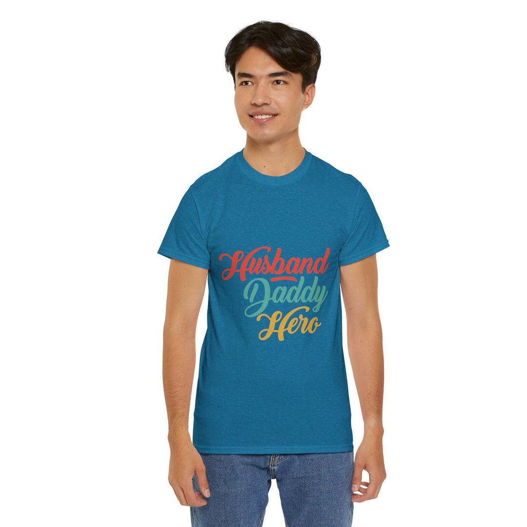 Dad's T-Shirt - Husband Daddy Hero Design