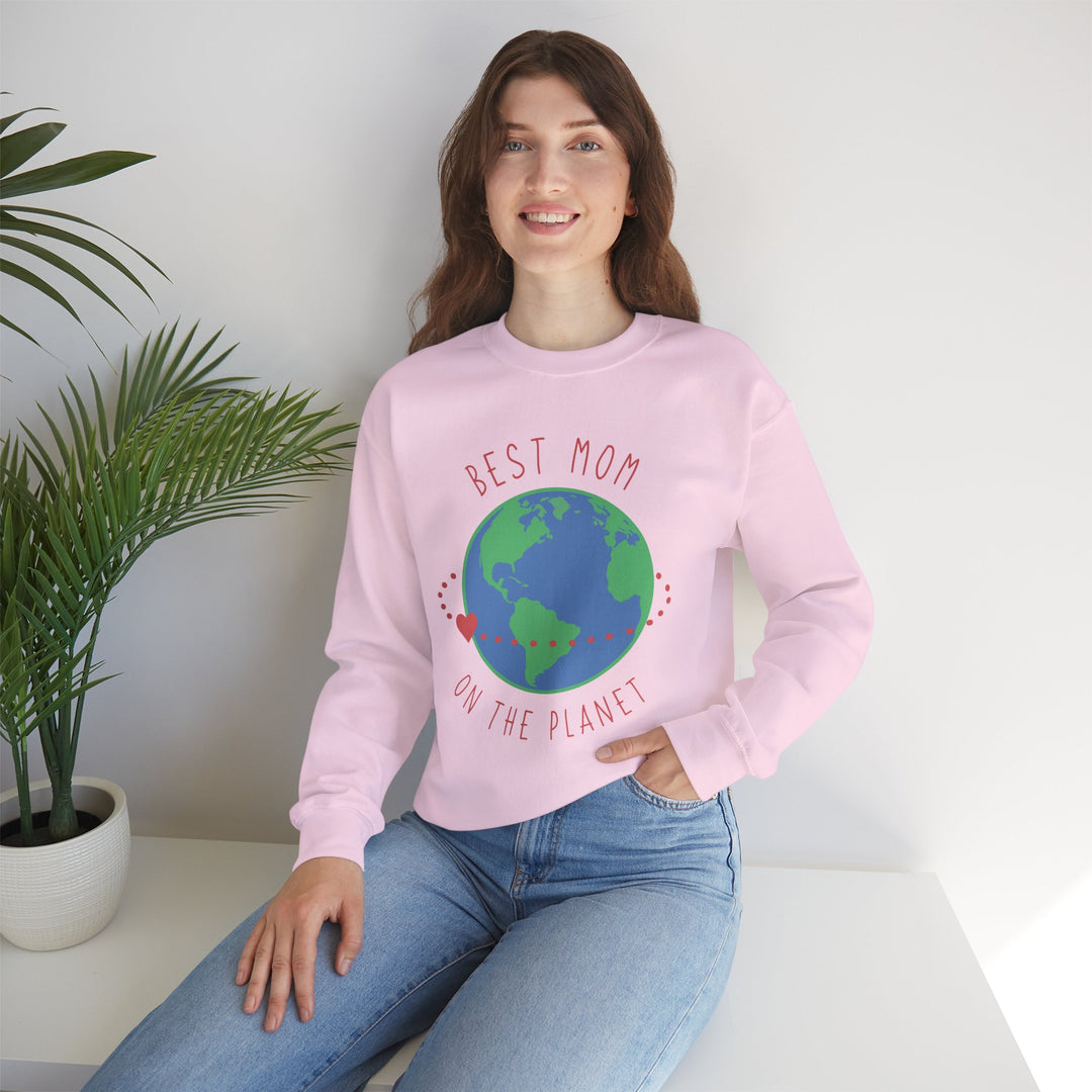 Mom's Sweatshirt - Best Mom on the Planet Design