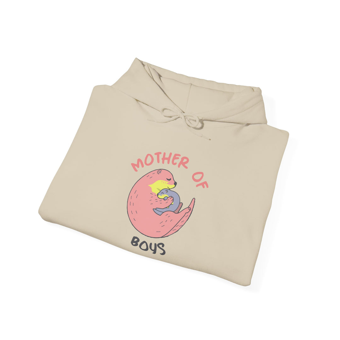 Mom's Unisex Hooded Sweatshirt – Mother of Boys Design