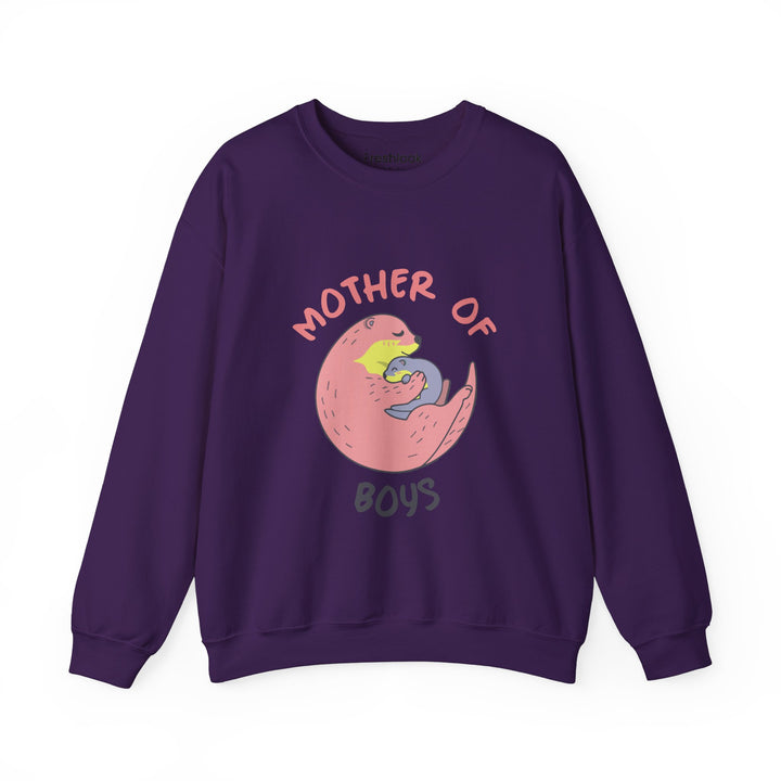 Mom's Sweatshirt - Mother of Boys Design