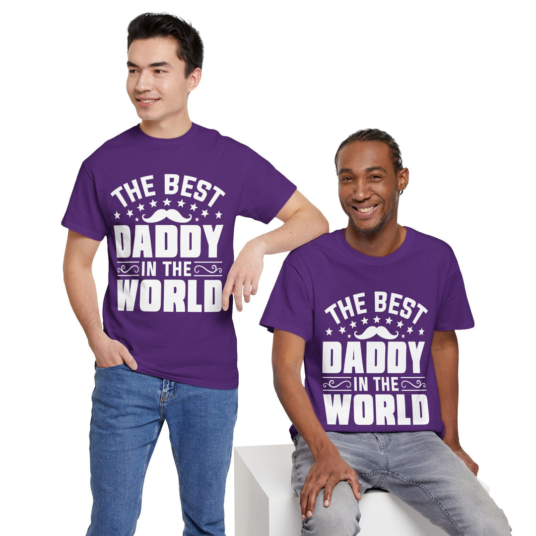 Dad's T-Shirt - The Best Daddy In The World Design