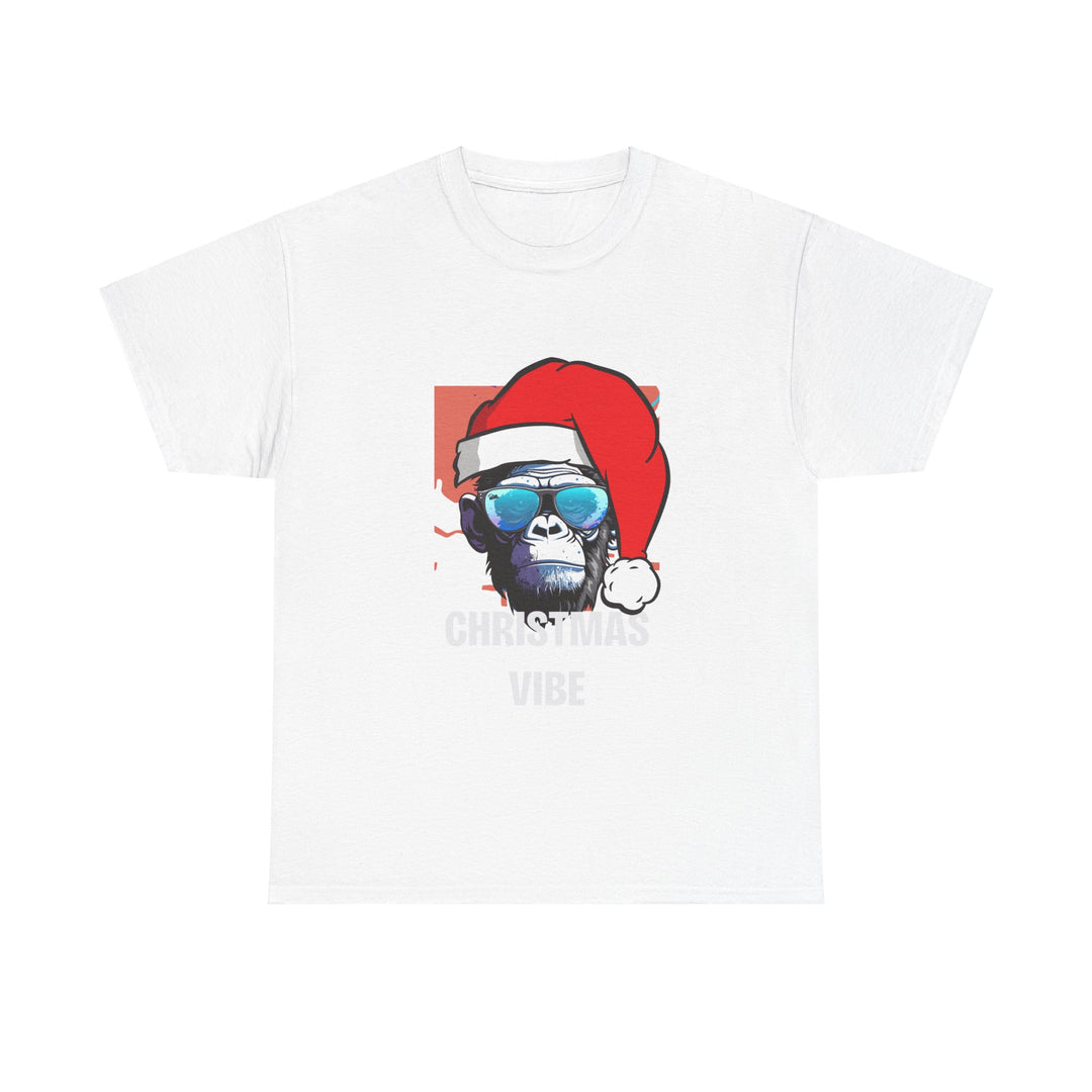 Christmas Vibe Gorilla Unisex Tee, Fun Christmas t-shirt