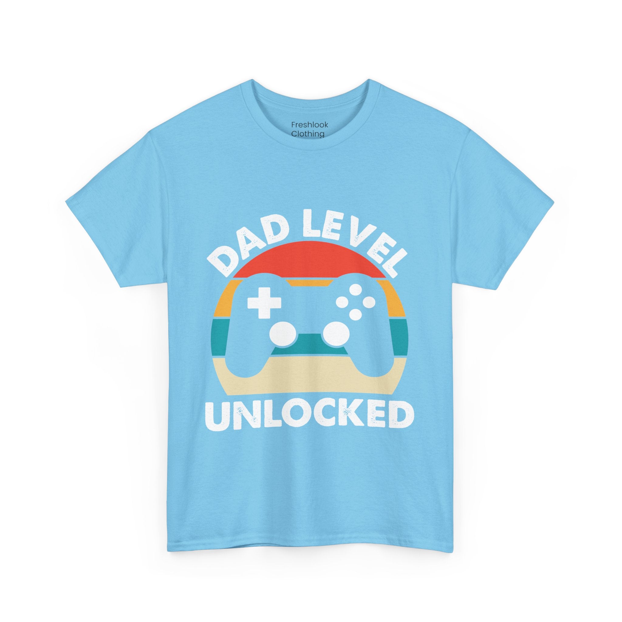 Dad's T-Shirt - Dad Level Unlocked Design