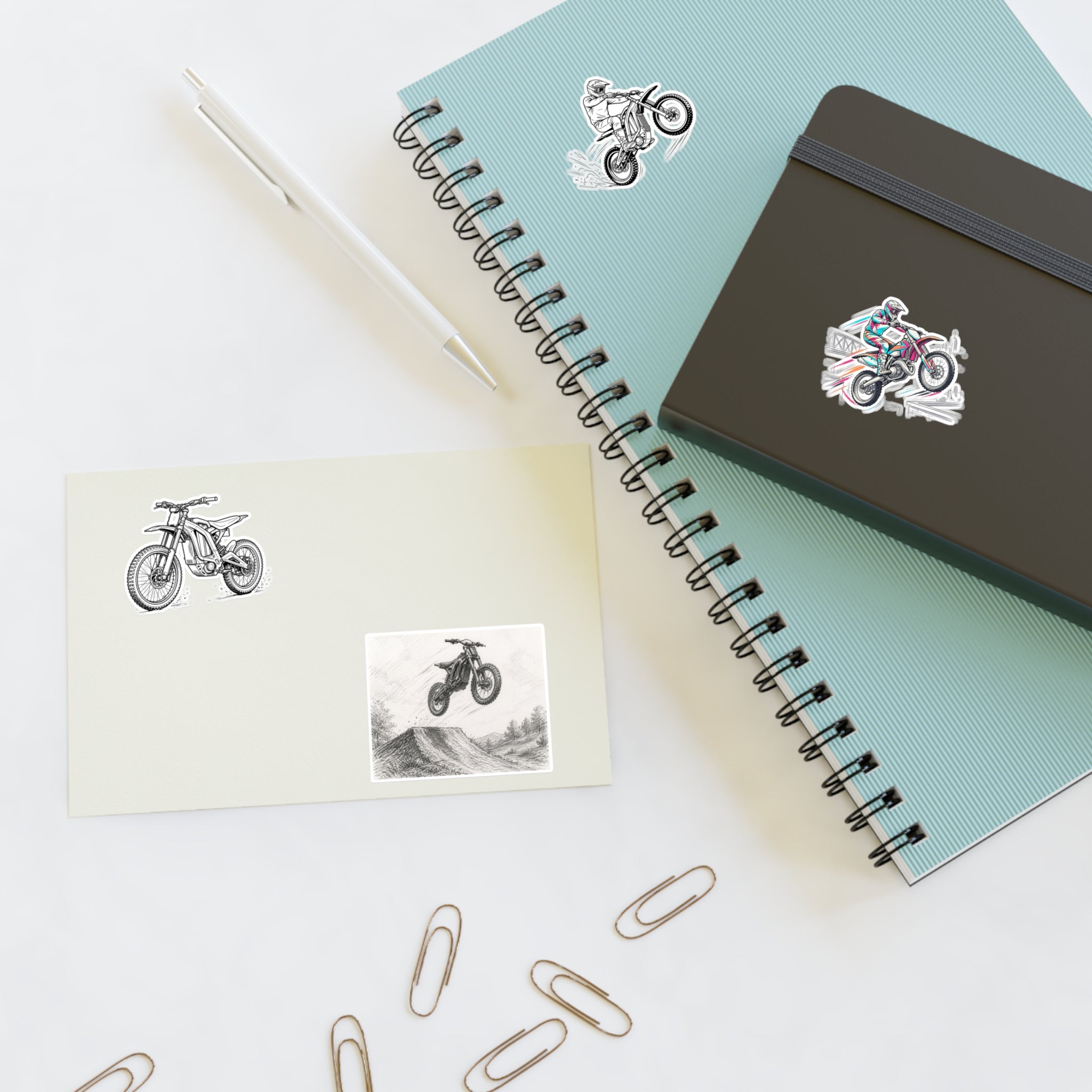 E-bike/dirtbike Sticker Sheets