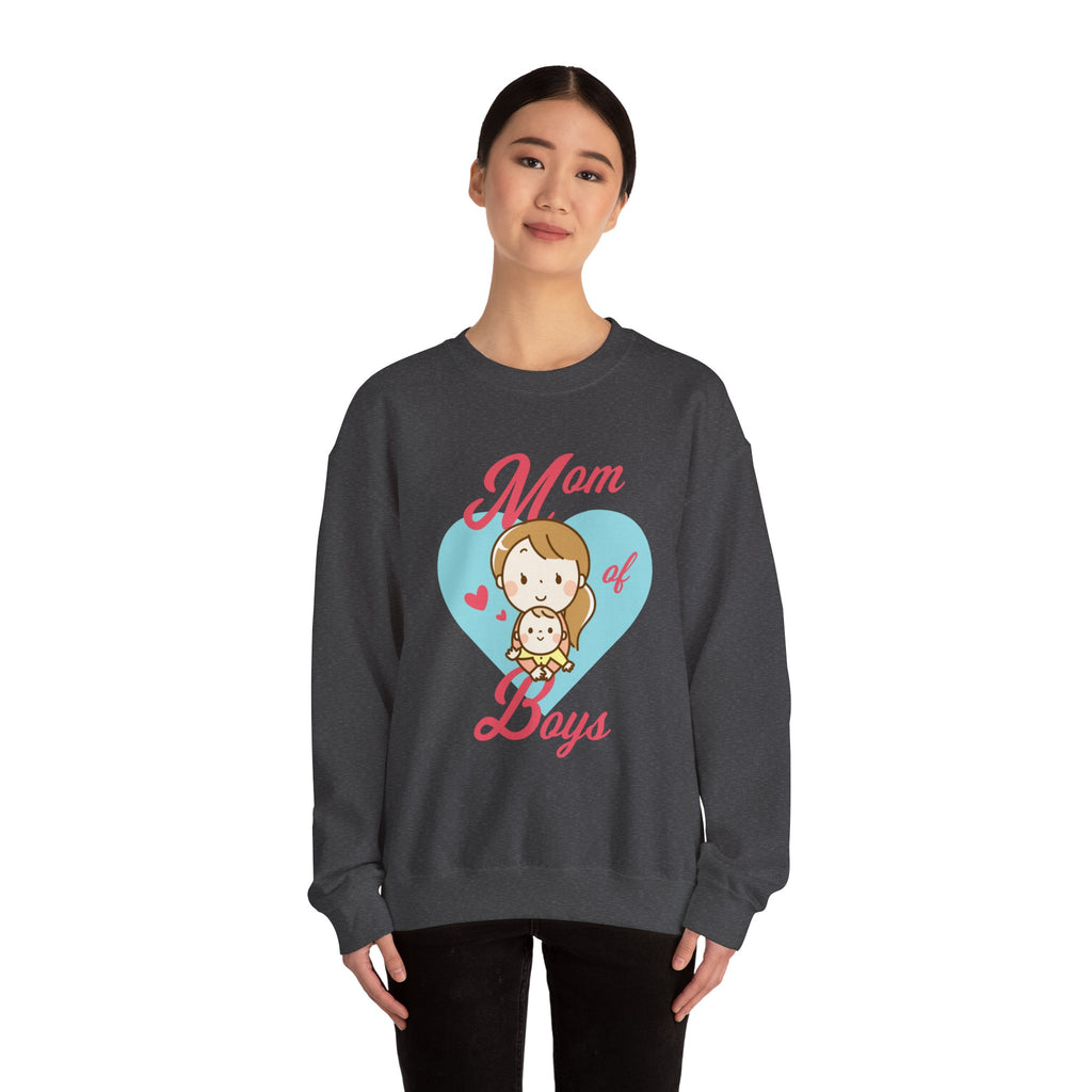 Mom Sweatshirt - Mom of Boys Design