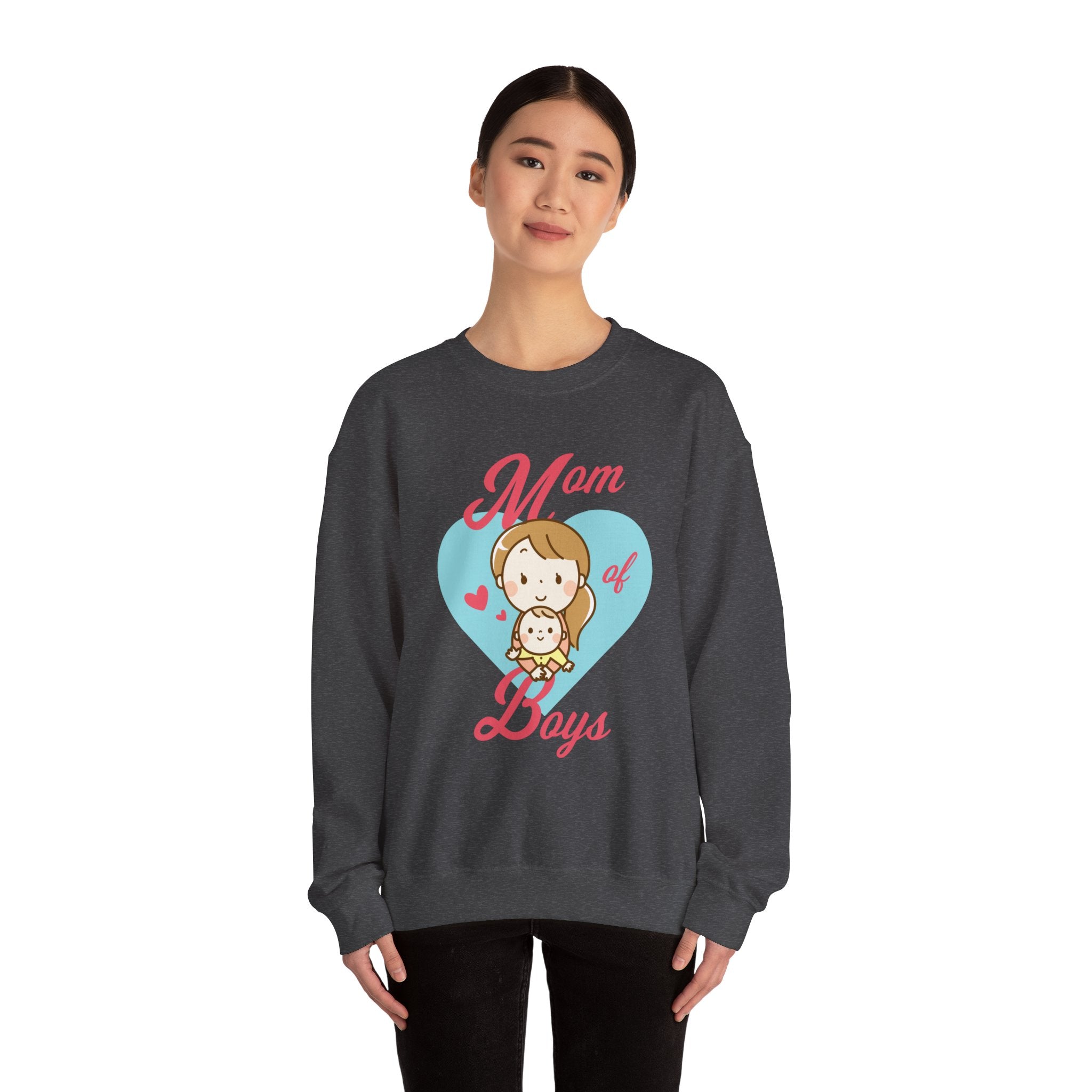 Mom Sweatshirt - Mom of Boys Design