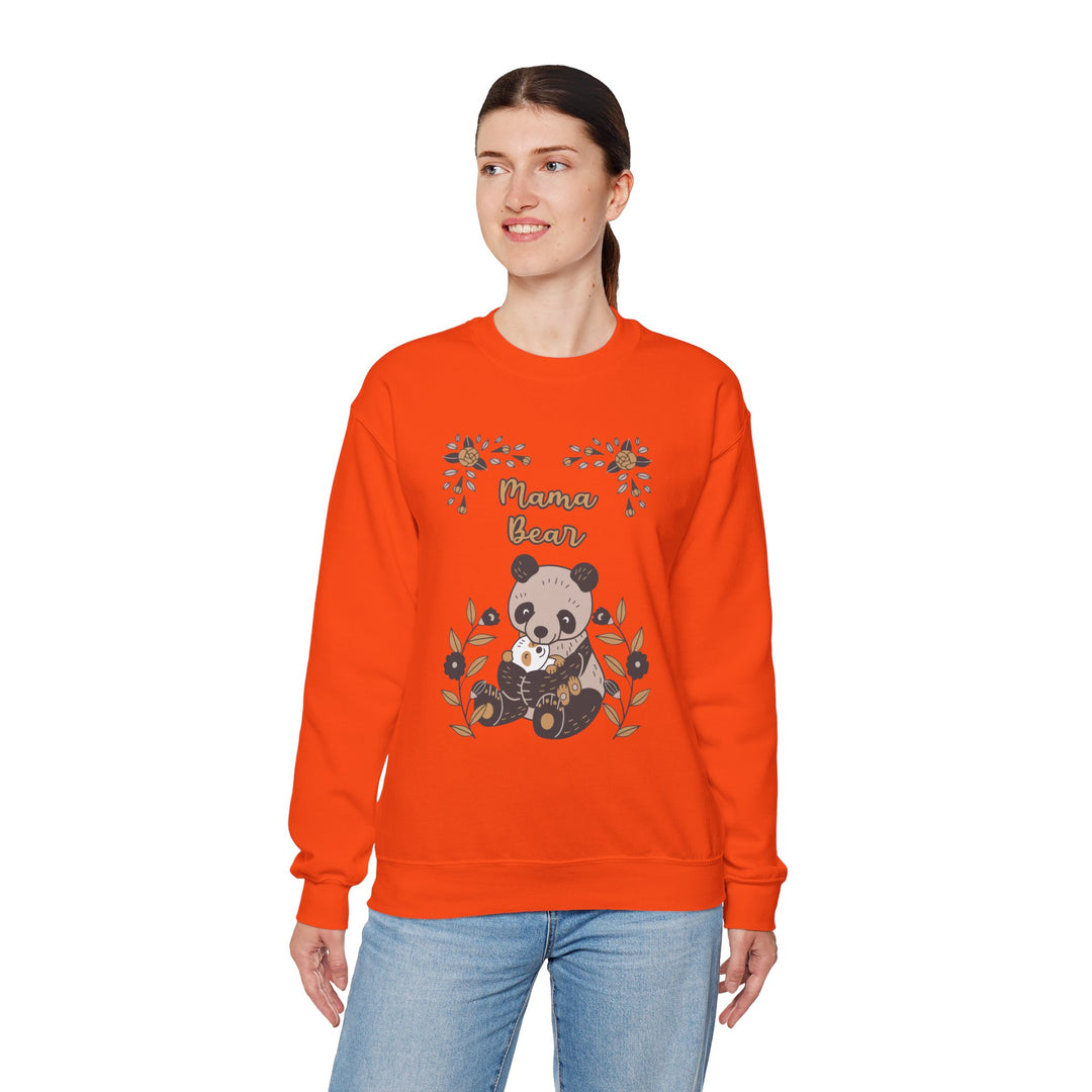 Mom's Sweatshirt - Mama Bear - Cozy Oversized Fit for Animal Lovers Design